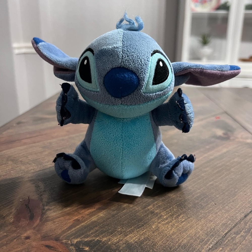 Disney‎ Stitch Plush Beanbag Stuffed Animal Toy Blue Alien